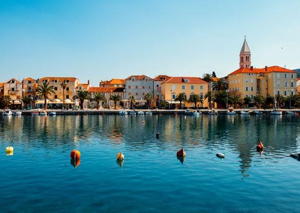 BRAC + TROGIR Composed primarily of limestone and dolomite, the island of Brac has been a source of stone for building decorative