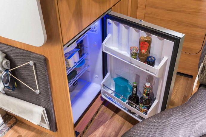 HYMER Van Kitchen High-quality kitchen equipment for culinary highlights.