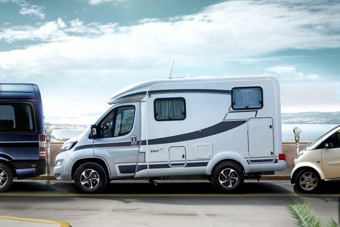 Exterior colours Light, slender and manoeuvrable The HYMER Van is available in five exterior colours.
