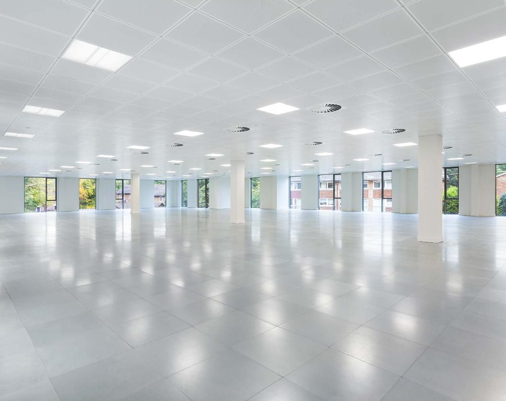 Top specification with an excellent BREEAM rating High sustainability BREEAM Excellent EPC rating A Automatic lighting