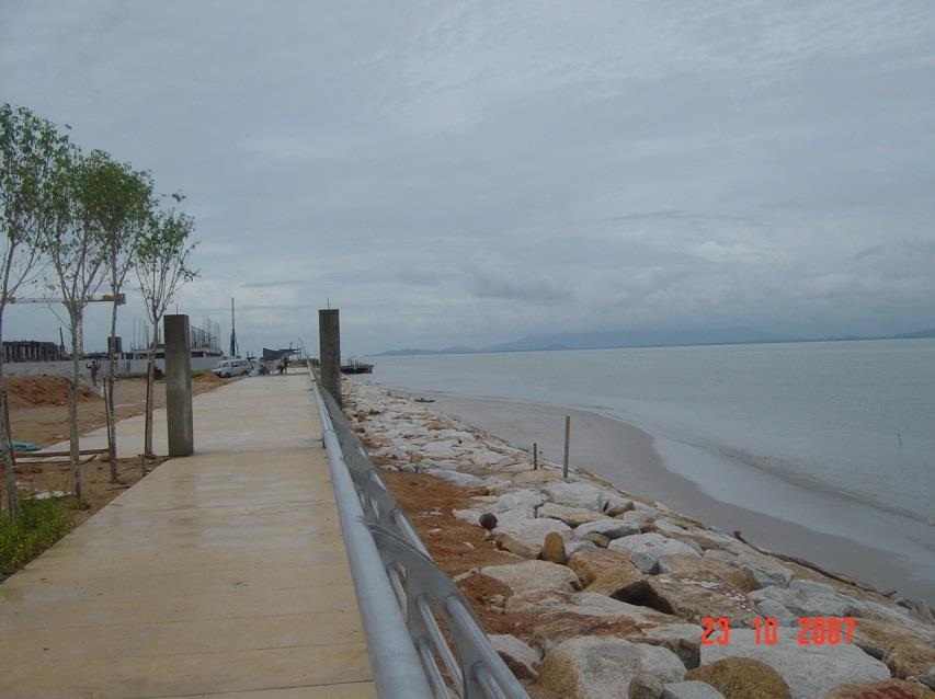 Coastal Protection Works COASTAL PROTECTION STRUCTURE Erosion of the fill