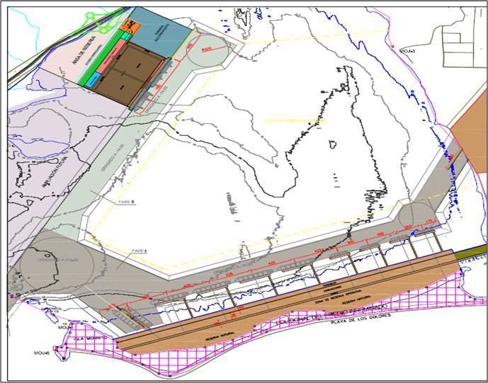 Project Proposal For handling different types of cargo, a solution is proposed for all the location of port spaces within the Bay of Guaymas-Empalme to concentrate the bulk mineral operation in the