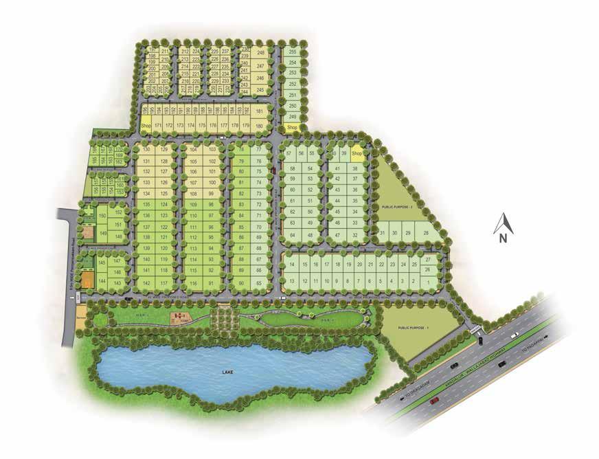 RANGE OF PLOTS TO CHOOSE FROM SITE PLAN Phase 1 Phase 2 Phase 3 OSR Area Public Purpose Area Utilities Services Disclaimer: Amenities and