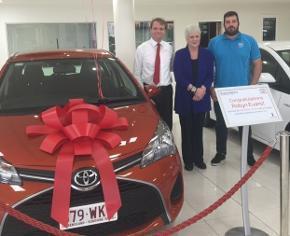 WHO WANTS TO WIN A BRAND NEW CAR? This year we have once again teamed up with Grand Motors Toyota to give one of our lucky members the chance to WIN a brand new Toyota Yaris. IT COULD BE YOU.