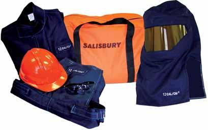This kit contains an arc flash coat, bib overalls, PRO-HOOD, hard hat, SKBAG, and safety glasses. Sizes S, M, L, XL, 2XL, and 3XL available from stock.