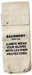 Salisbury bags are constructed of heavy duty canvas duck and are double stitched and riveted at stress points for extra durability. Canvas bags feature a D ring for hanging in trucks or on work belts.