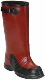 51509 21405 ASTM F2413-05 EH DEEP HEEL OVERSHOES provide extra safety when climbing ladders and poles where the deep heel cavity can lock onto the rungs.