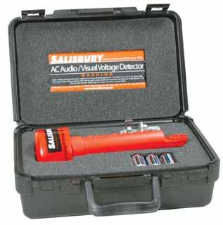 VOLTAGE DETECTORS SELF TESTING AUDIO / VISUAL VOLTAGE DETECTORS AUDIO / VISUAL THE SALISBURY ADVANTAGE Salisbury s Self-Testing Voltage Detectors allow testing to be continuous and automatic.
