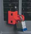 This model will accommodate double or triple breakers. Remember, the breaker must be in the "off " position before installing.