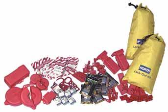 LOCKOUT KITS SAFETY PADLOCKS & KEY STORAGE SYSTEMS LK108FE Electrical Lockout/Tagout Kit This kit provides all items to properly secure electrical machinery and equipment from causing serious injury