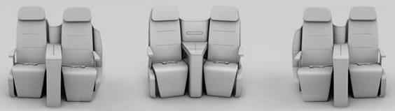 H-V-H seat concept The seats in the