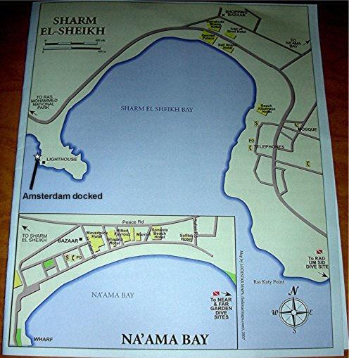Bay of the Sheik. Here is where we were located on the map.
