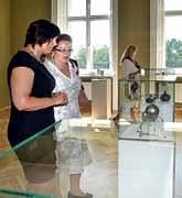 218 LITHUANIA MINOR AND ŽEMAITIJA (SAMOGITIA) Renavas Manor 219 White marble fireplaces from the Neoclassical period in the vestibule and Mirror Hall language and interest in Žemaitija folklore,