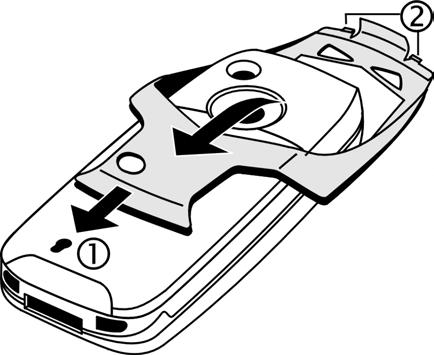8 Priprema telefona Metalni nosač Gurnite metalni nosač sve dok se otvori u njemu ne budu našli tačno iznad