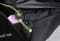 With the furthest pocket inner flap setting : the reserve parachute pocket offers maximum