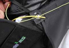 The inner flap can have two positions Reserve parachute installation in the pocket.