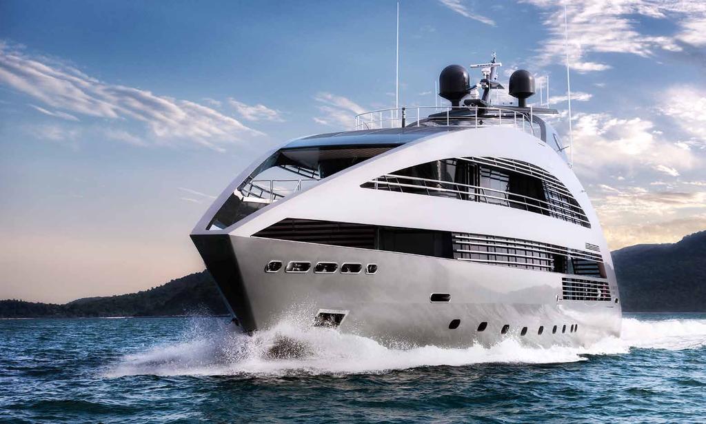 A FLOATING MASTERPIECE Ocean Emerald combines luxury, contemporary design and cruising