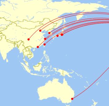 San Francisco is United s primary gateway hub to Asia United provides non-stop service from San Francisco to 10 airports in 9 cities in the Asia / Pacific region Airport City, Country CTU Chengdu,