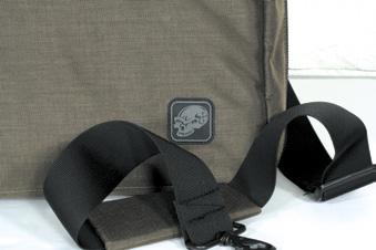 duty locking zippers, a padded center divider to protect your weapons,