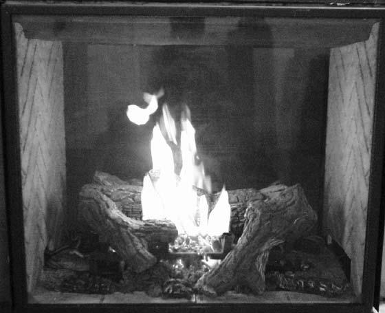 #18 for proper flame pattern. Open primary air if the logs, glass, and fi rebox have carbon accumulation and/or the flames are long, dark and stringy.