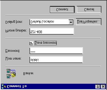 Sl. 83 Sl. 84 Ovime se završava podešavanje veze za Internet na našem tržištu. Formira se ikona u My Computer/ Dial-Up Networking odakle se može napraviti prečica za desktop ili slično.