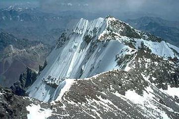 Andes Mount Aconcagua is the highest peak in the range.