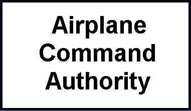 Command authority is nicely defined, and very clear.