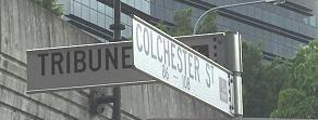 Turn right onto Colchester Street to continue
