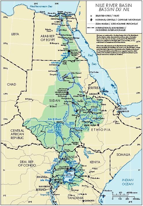 The Nile Basin as the most dominant feature of NEA 11 nations, 1/10 of African with an area of