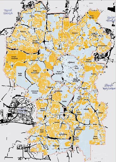 Draft Kuala Lumpur City Plan 2020 Distribution of
