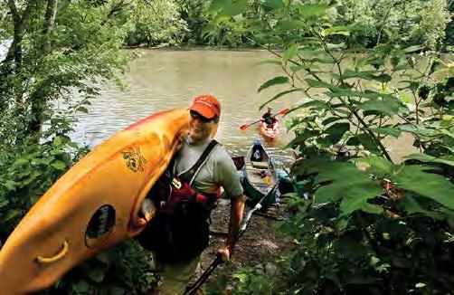 For the water sports enthusiast, the French Broad River offers access to a 140-mile recreational watercraft trail between Rosman, North Carolina and Douglas Lake, Tennessee.