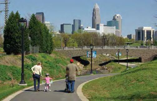 The greenway provides connections to popular destinations such as Freedom Park and the Metropolitan shopping area.