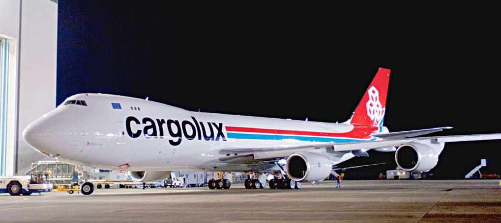 Line Maintenance Photo courtesy of Cargolux Airlines International Emergency Lightning Strike Repairs On 22 May, an Emirates Boeing 777 freighter was struck by lightning, causing damage to 29