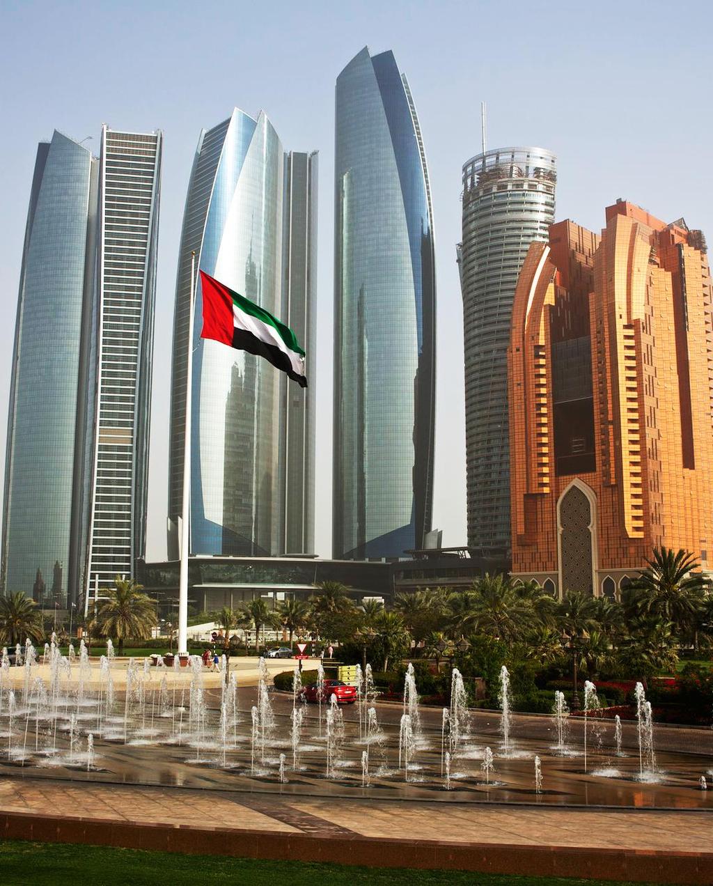 DISCOVER ABU DHABI Abu Dhabi is the capital of the United Arab Emirates and the residence of the Federal National Council.