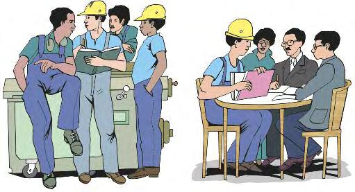 Организација на работењето (i) (ii) Слика 129а. (i) и (ii) Погрижете се знаците и контролите на работното место да се лесни за разбирање за работниците со различно Figure 129a.