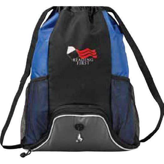 14 Deluxe Cinch Bag Prev. Product Name Corona Deluxe Cinch Bag Descrip on Cinch bag made of 600d nylon. Open main compartment includes shoulder straps, which also cinch the bag shut.