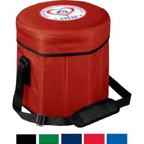 20 Game Day Cooler Seat Prev. Product Name Game Day cooler seat Descrip on 12" high and wide, this cooler seat can support up to 198 pounds and keep your drinks or food cold with its insulated liner.