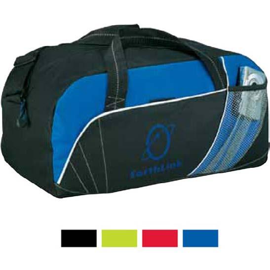 24 Sail 18 Duffle Bag Prev. Product Name Sail 18" Duffel Bag Descrip on Duﬀel bag made of 600d polycanvas. Zippered main compartment. Front pocket. Front mesh pocket.