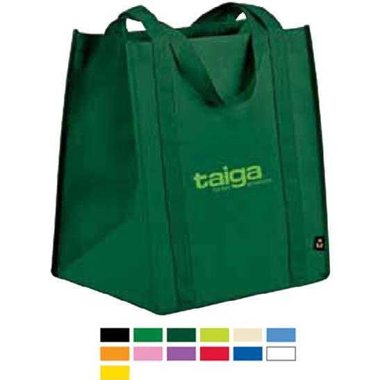 33 Non-Woven Big Grocery Tote Prev. Product Name PolyPro Non Woven Big Grocery Tote Descrip on Non woven big grocery tote. Open main compartment with 10" gusset and suppor ve bo om board.