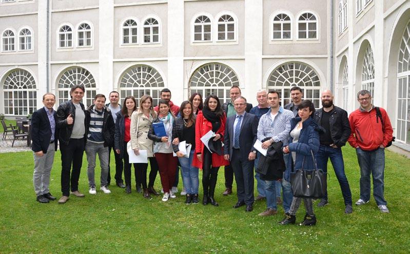 Nakon održanog predavanja i kraće diskusije, studenti i profesori uputili su se ka IMC University of Applied Sciences koji se nalazi u Kremsu.