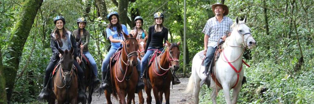 Horseback Riding 4 Cost per person from: $60 Cost per child from: $55, Minimum age 6 years Includes: Transportation, entrance fee and guide.