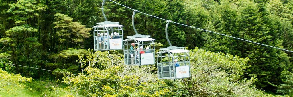Sky Tram, Walk, Trek 5 Cost per person from: $95 Cost per child from: 9-12 years $65, Minimum age 8 years Includes: Entrance fee guide and equipment.