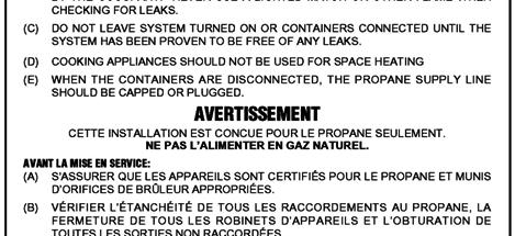 After a propane cylinder has been refueled, the odor will usually disappear.