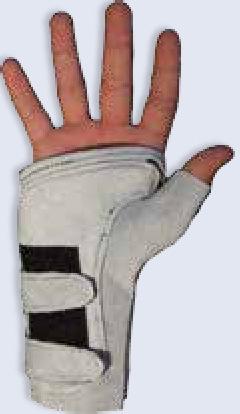 Fabric Fingers Glove Leather VEP