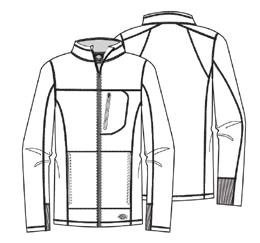 Jacket CHAQUETA SEÑORA CON CREMALLERA Zip Front Warm-up Jacket CAMISETA MANGA LARGA Long Sleeve Knit Tee XS - 2XL CONTEMPORÁNEO CONTEMPORARY