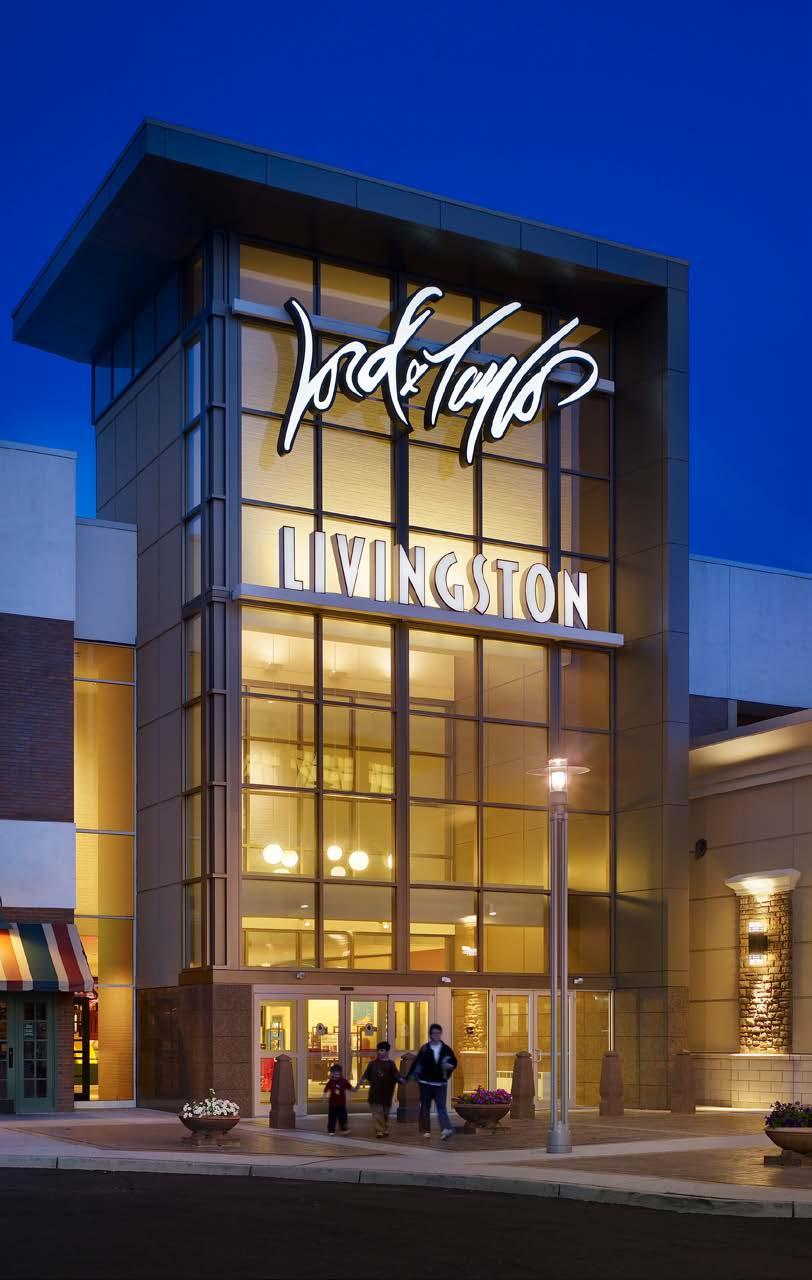 FAMILY ORIENTED With a wide array of specialty stores and eateries, Livingston Mall is the premier shopping destination for families in the trade area.