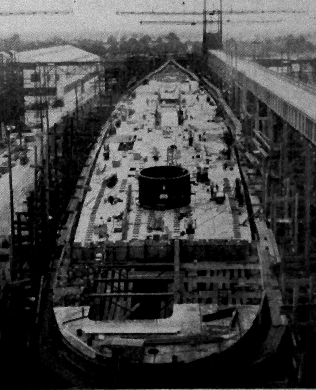 ~ History Repeats Itself ~ On August 11, 1945, on the eve of Japan s surrender, the Navy Department advised shipyard officials that work on five warships on the ways at NNS was to be cancelled.