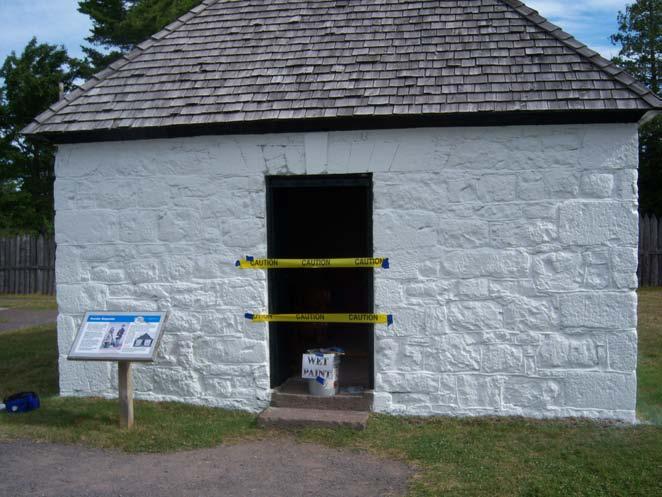 (Photo of restored Powder Magazine) We (Parks and Recreation Division & Michigan Historical Center) will be undertaking two exciting research projects in 2013.