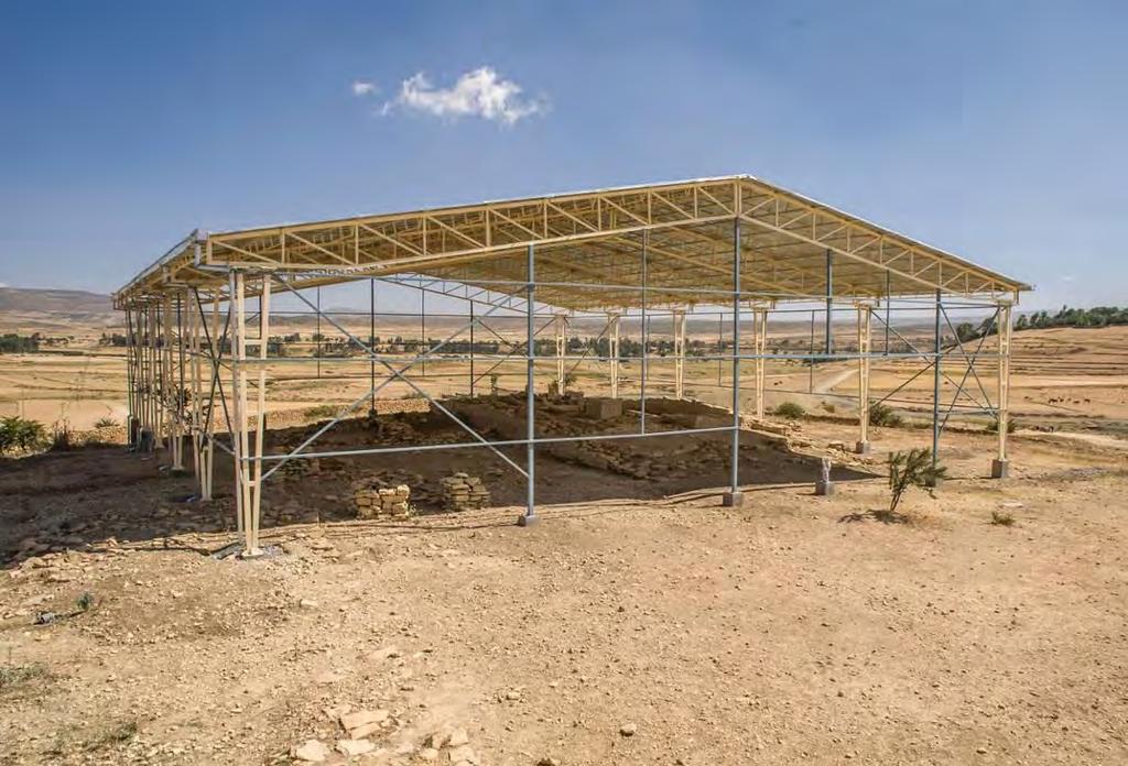 Figure 2: the pre-aksumite religious complex at Meqaber Ga ewa, with