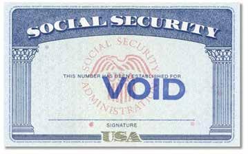 Metal or plastic reproductions are not acceptable. U.S. Social Security Card Certifications of Birth Issued by the U.S. Department of State These documents may vary in color and paper used.